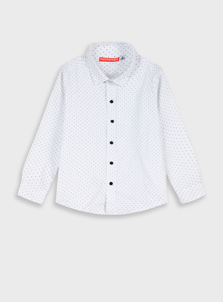 Εμπριμέ πουκάμισο | ΜΑΥΡΟ