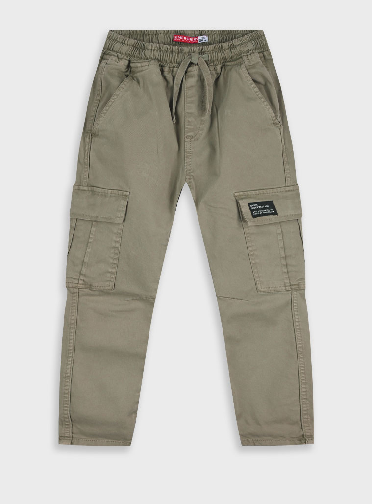 Παιδικά ρούχα Energiers - ΣΗΜΑΝΤΙΚΟ: Σε περίπτωση διαφοράς τιμής από το κατάστημα ισχύει παντα και μόνο η τιμή του καταστήματος Παντελόνι cargo | ΣΚΟΝΙΣΜΕΝΟ ΠΡΑΣΙΝΟ