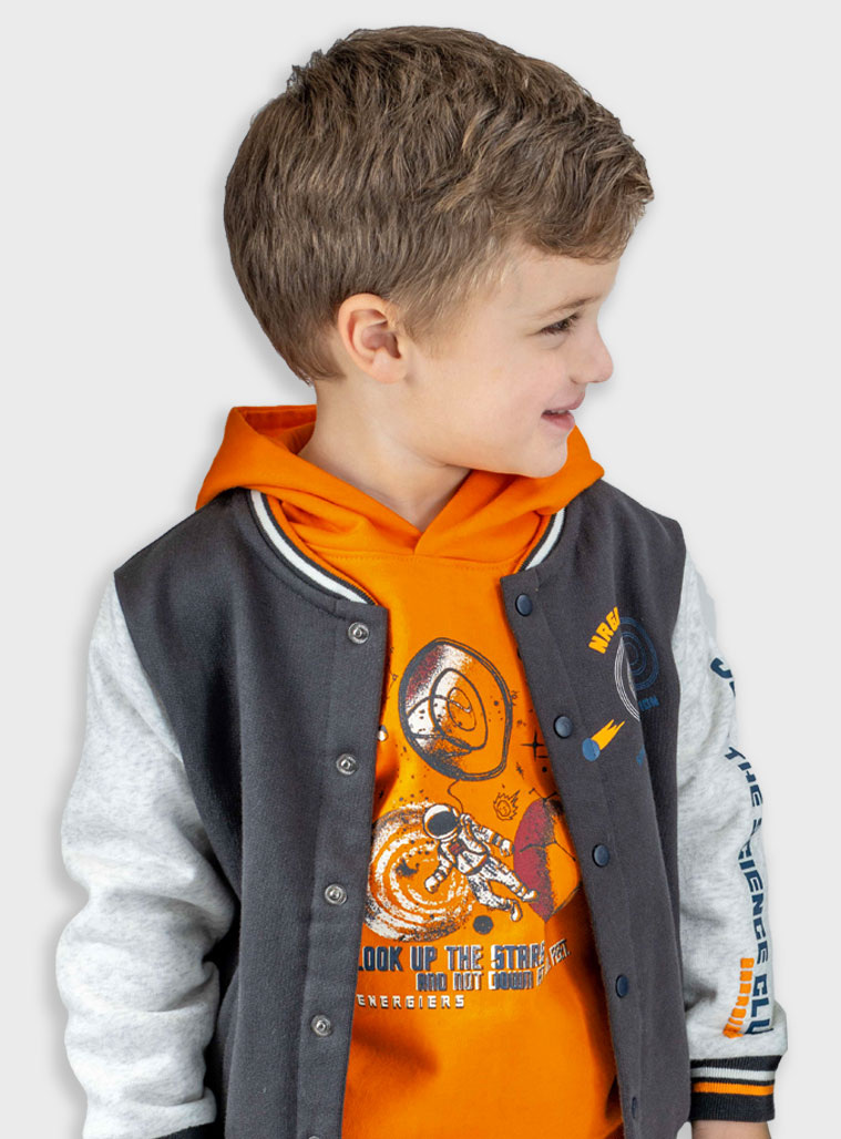 Παιδικά ρούχα Energiers - ΣΗΜΑΝΤΙΚΟ: Σε περίπτωση διαφοράς τιμής από το κατάστημα ισχύει παντα και μόνο η τιμή του καταστήματος Μπλούζα με κουκούλα | ΠΟΡΤΟΚΑΛΙ