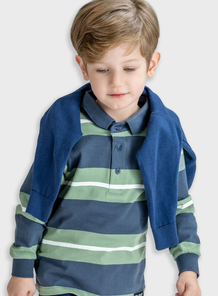 Παιδικά ρούχα Energiers - ΣΗΜΑΝΤΙΚΟ: Σε περίπτωση διαφοράς τιμής από το κατάστημα ισχύει παντα και μόνο η τιμή του καταστήματος Ριγέ πόλο | ΡΙΓΕ