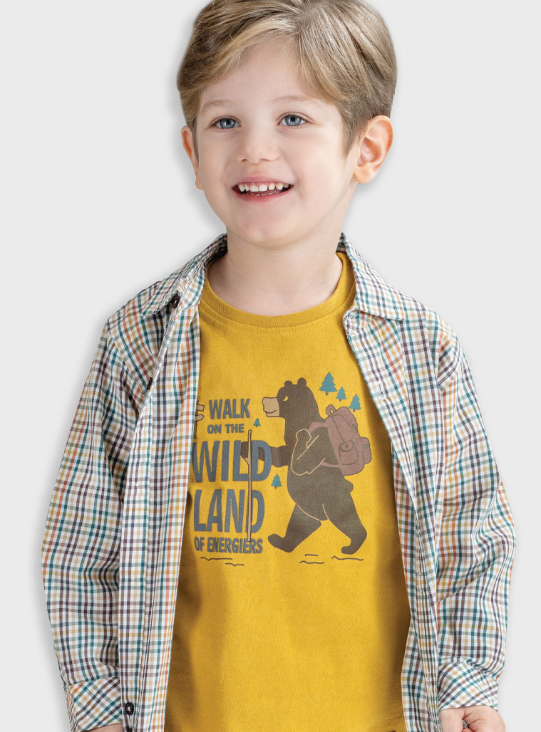 Παιδικά ρούχα Energiers - ΣΗΜΑΝΤΙΚΟ: Σε περίπτωση διαφοράς τιμής από το κατάστημα ισχύει παντα και μόνο η τιμή του καταστήματος Μακρυμάνικη μπλούζα | OCHRE