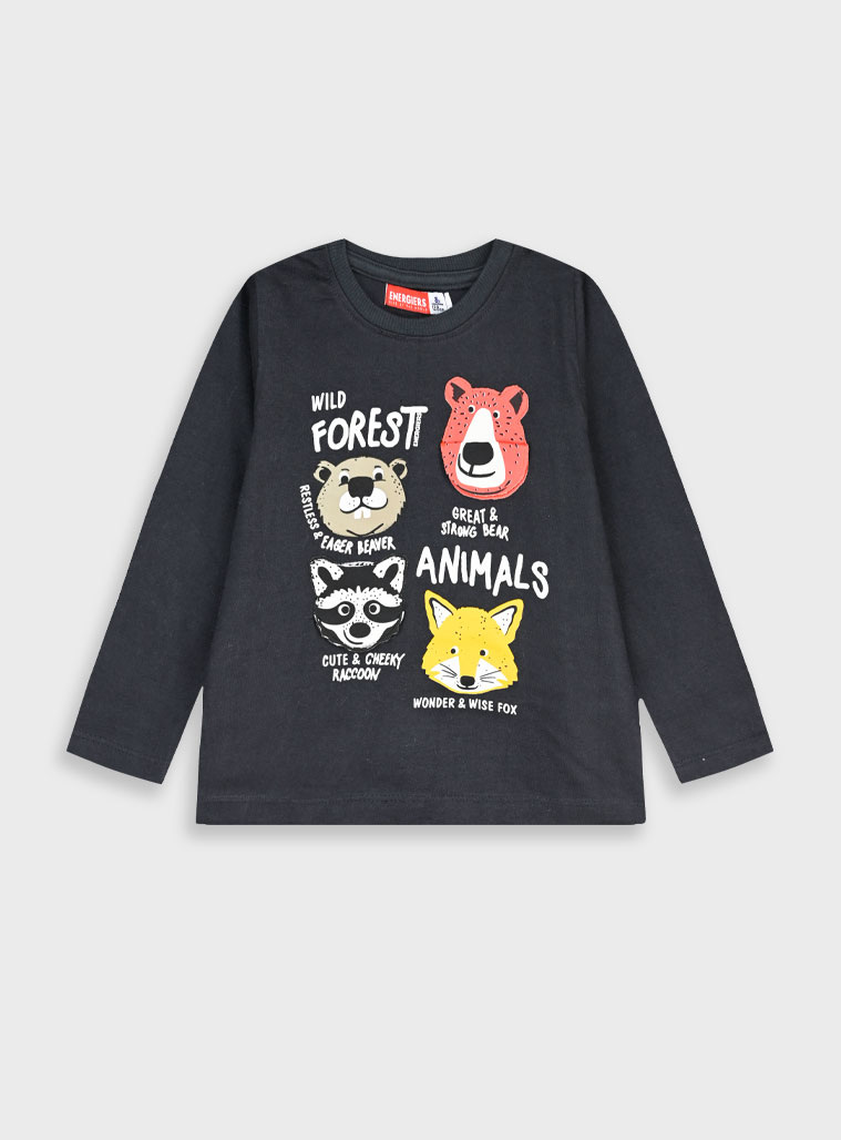 Μακρυμάνικη μπλούζα | ΑΝΘΡΑΚΙ φωτογραφία