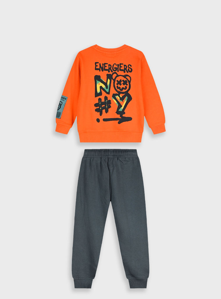 Φούτερ φόρμα με τύπωμα | ΑΝΘΡΑΚΙ φωτογραφία