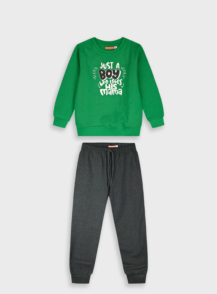 Παιδικά ρούχα Energiers - ΣΗΜΑΝΤΙΚΟ: Σε περίπτωση διαφοράς τιμής από το κατάστημα ισχύει παντα και μόνο η τιμή του καταστήματος Φούτερ φόρμα με τύπωμα | ΑΝΘΡΑΚΙ