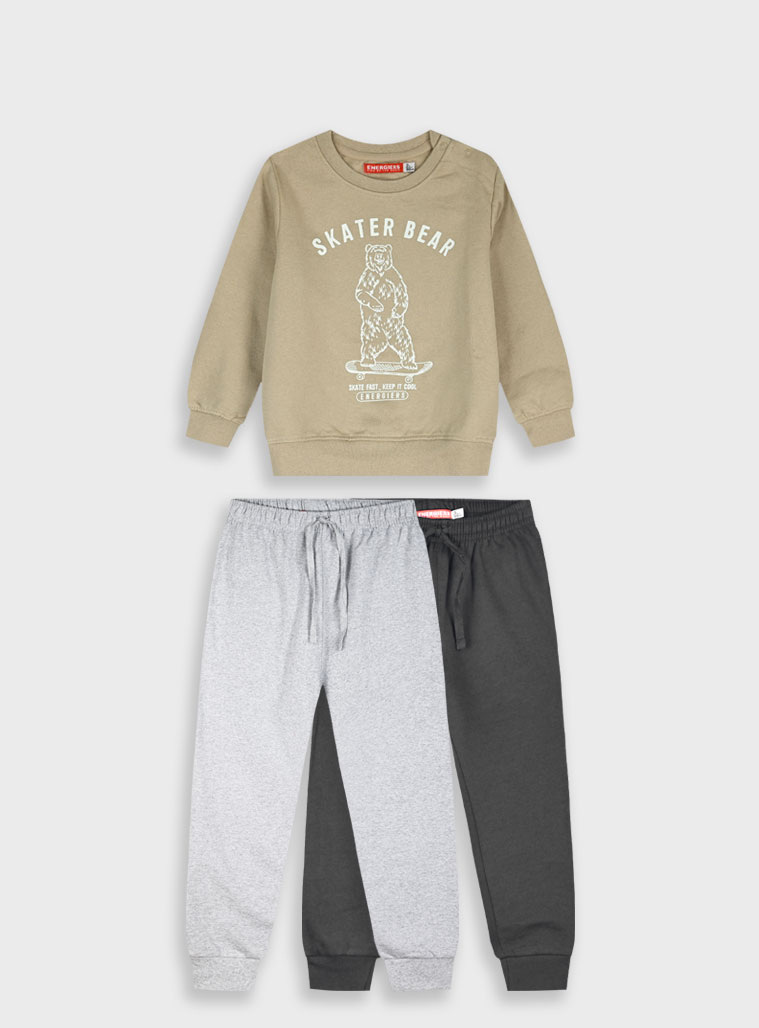 Energiers - ΣΗΜΑΝΤΙΚΟ: Σε περίπτωση διαφοράς τιμής από το κατάστημα ισχύει παντα και μόνο η τιμή του καταστήματος Φούτερ φόρμα με τύπωμα | ΑΝΘΡΑΚΙ