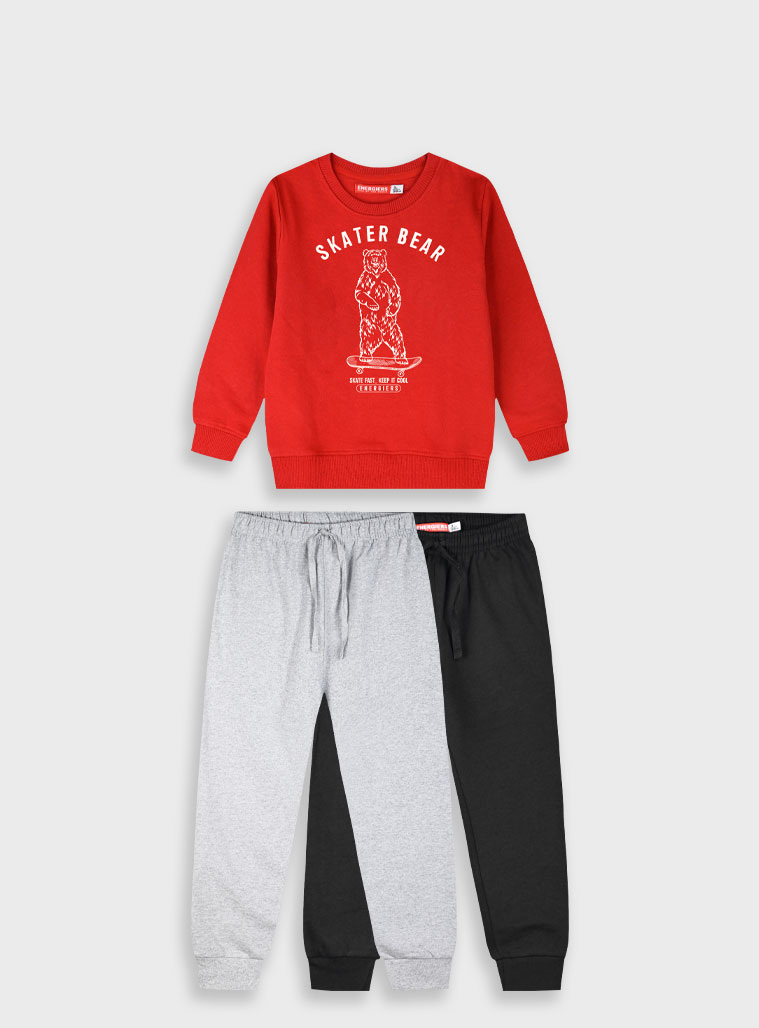 Energiers - ΣΗΜΑΝΤΙΚΟ: Σε περίπτωση διαφοράς τιμής από το κατάστημα ισχύει παντα και μόνο η τιμή του καταστήματος Φούτερ φόρμα με τύπωμα | ΜΑΥΡΟ