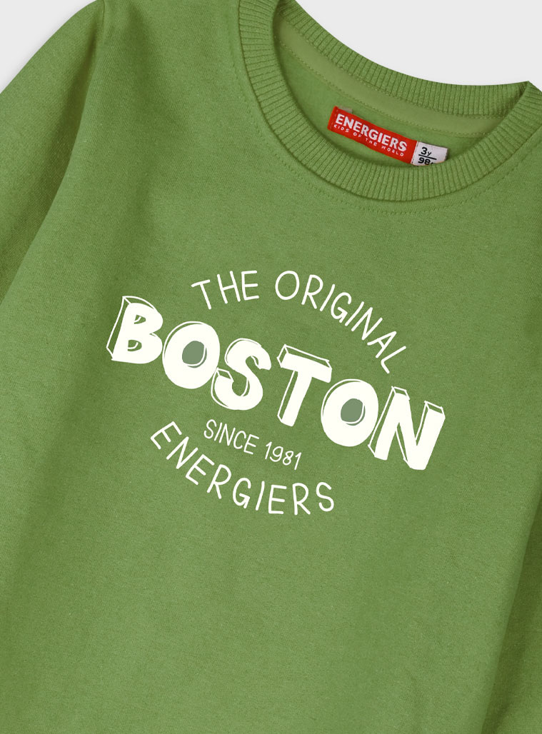 Φούτερ φόρμα με τύπωμα | ΜΕΛΑΝΖΕ φωτογραφία