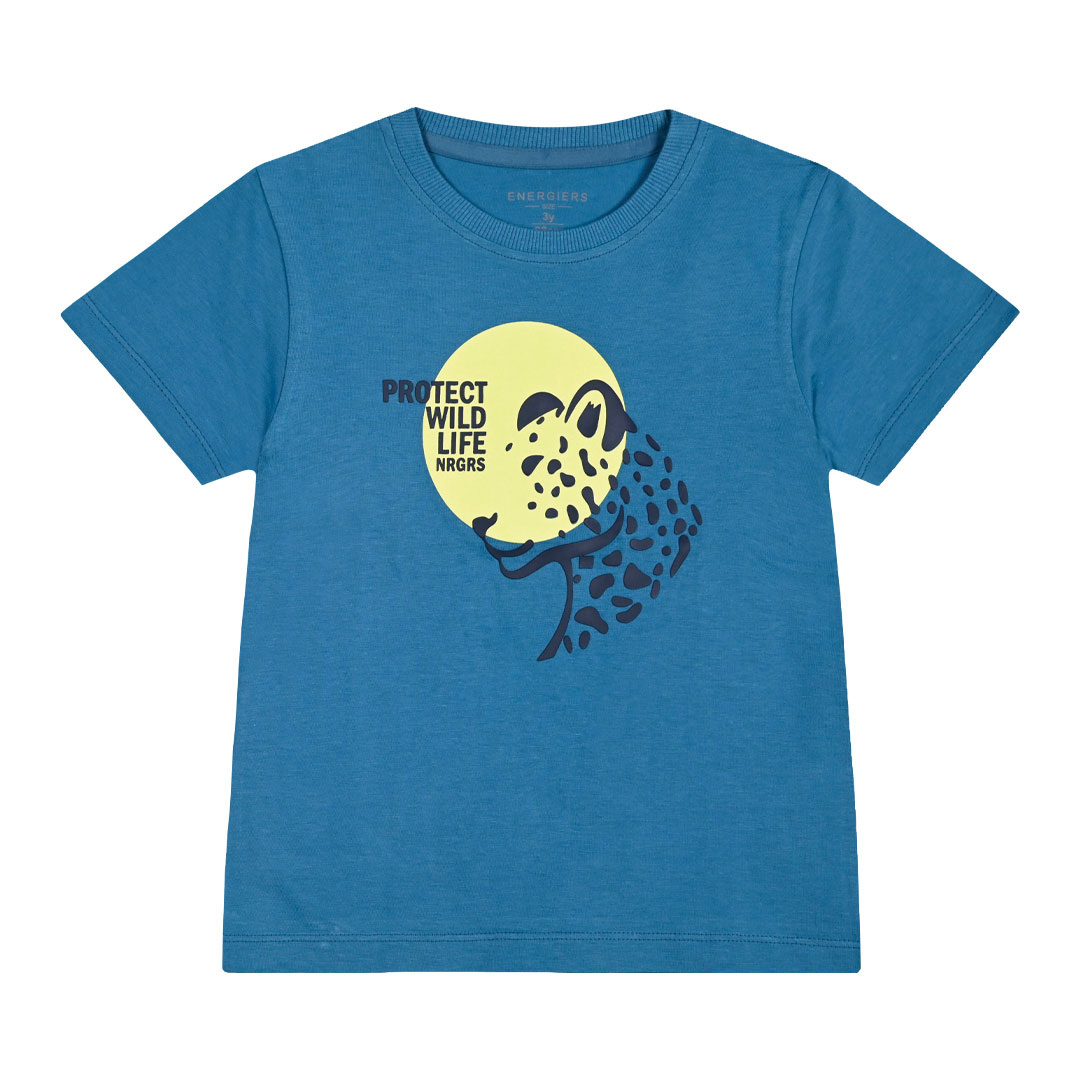 Κοντομάνικη μπλούζα με τύπωμα για αγόρι | ΓΑΛΑΖΙΟ ΑΓΟΡΙ 1-6>Μπλούζα>ΝΕΕΣ ΑΦΙΞΕΙΣ>Μπλούζα