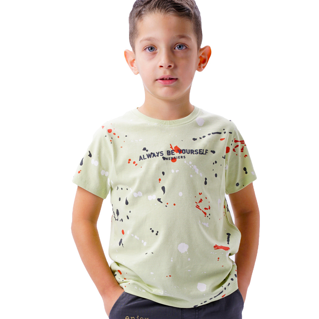 Μακό κοντομάνικη εμπριμέ μπλούζα με τύπωμα για αγόρι | ΑΒΟΚΑΝΤΟ ΑΓΟΡΙ 1-6>Μπλούζα>ΝΕΕΣ ΑΦΙΞΕΙΣ>Μπλούζα