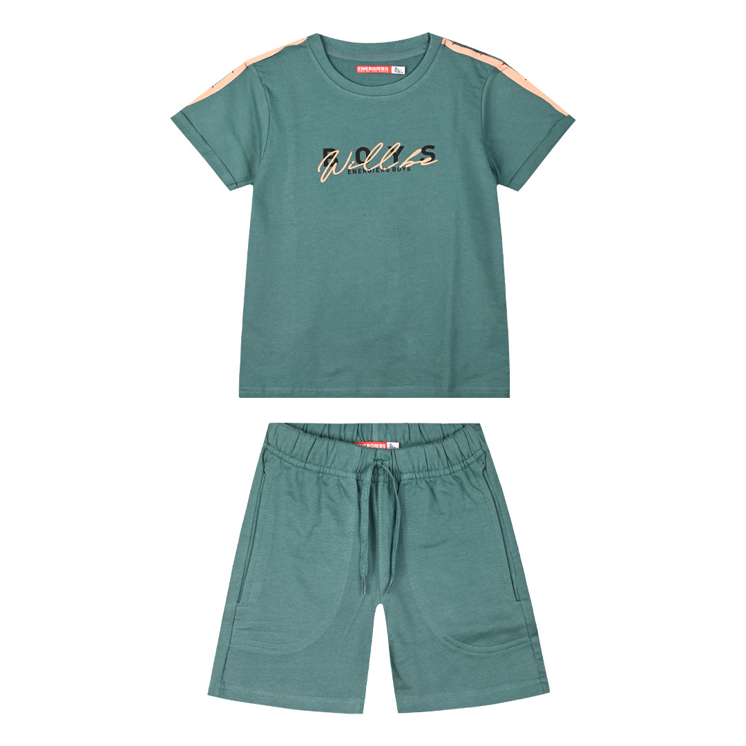 Παιδικό σετ 2 τεμάχια αχνούδιαστο φούτερ με τύπωμα στην μπλούζα για αγόρι | ΠΕΤΡΟΛ ΑΓΟΡΙ 1-6>Σετ>ΝΕΕΣ ΑΦΙΞΕΙΣ>Σετ