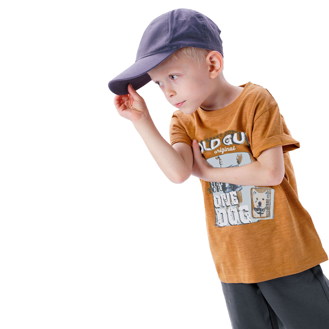 Παιδικό μακό σετ 2 τεμάχια με τύπωμα στην μπλούζα για αγόρι | ΑΝΘΡΑΚΙ ΑΓΟΡΙ 1-6>Σετ>ΝΕΕΣ ΑΦΙΞΕΙΣ>Σετ