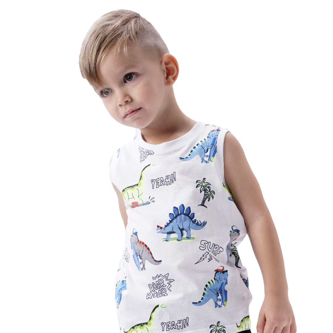 Παιδική αμάνικη μπλούζα με τύπωμα για αγόρι | ΕΜΠΡΙΜΕ ΑΓΟΡΙ 1-6>Μπλούζα>ΝΕΕΣ ΑΦΙΞΕΙΣ>Μπλούζα