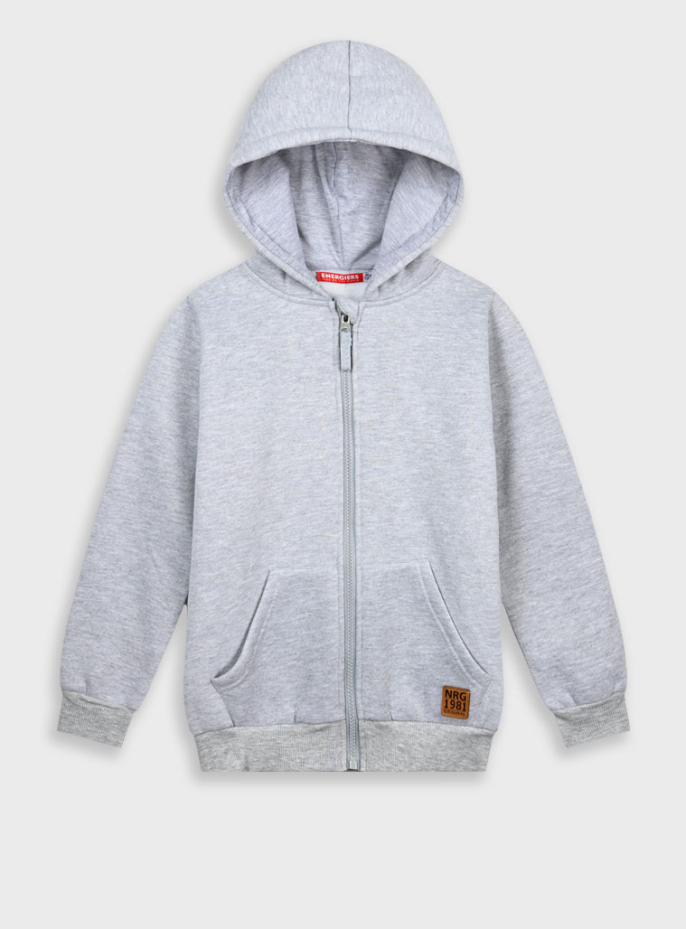 Παιδικά ρούχα Energiers - ΣΗΜΑΝΤΙΚΟ: Σε περίπτωση διαφοράς τιμής από το κατάστημα ισχύει παντα και μόνο η τιμή του καταστήματος Energiers Basic Line φούτερ ζακέτα με κουκούλα | ΜΕΛΑΝΖ
