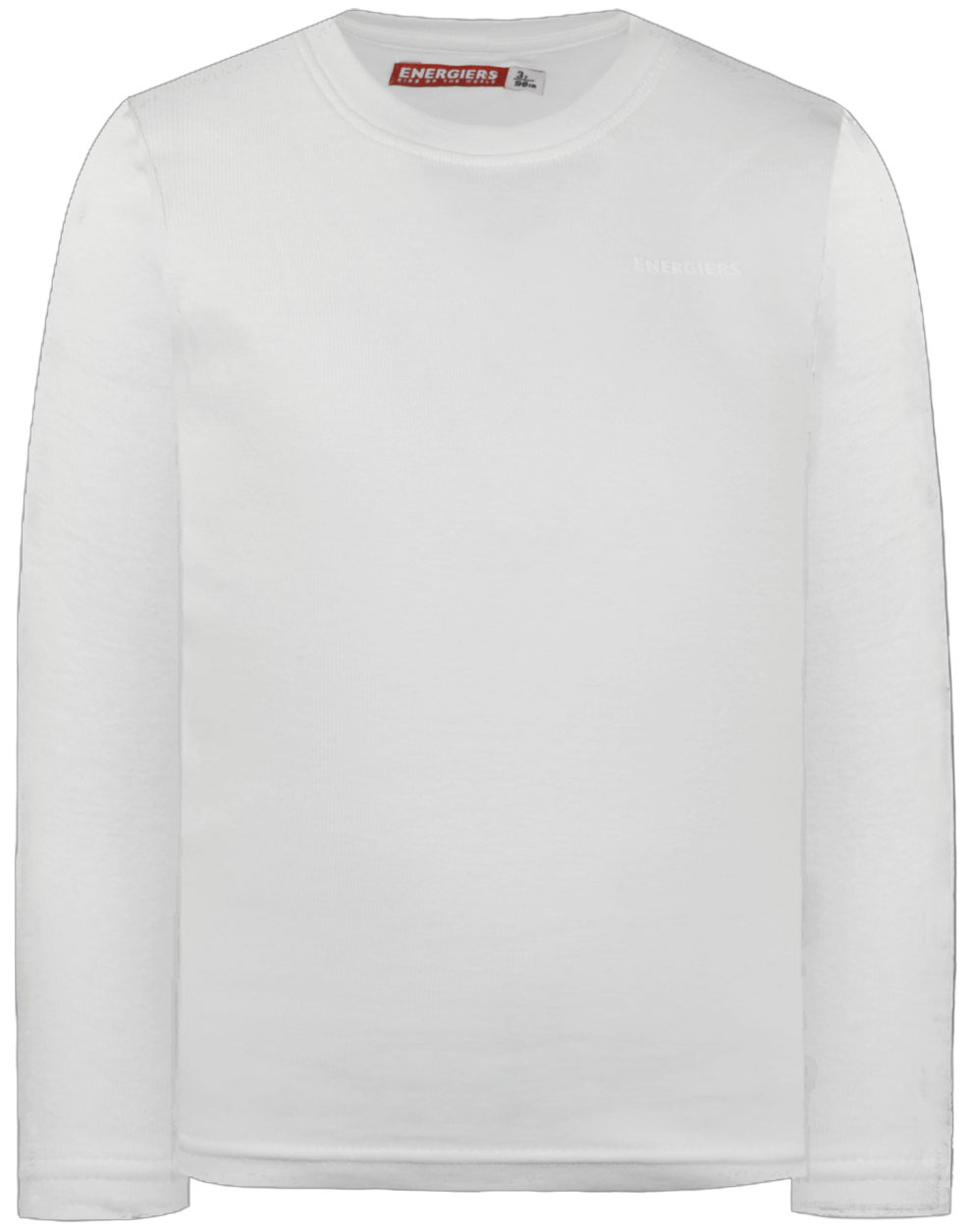 Βαμβακερή μπλούζα με λαιμόκοψη Energiers Basic Line για αγόρι | ΕΚΡΟΥ ΑΓΟΡΙ 1-6>Μπλούζα