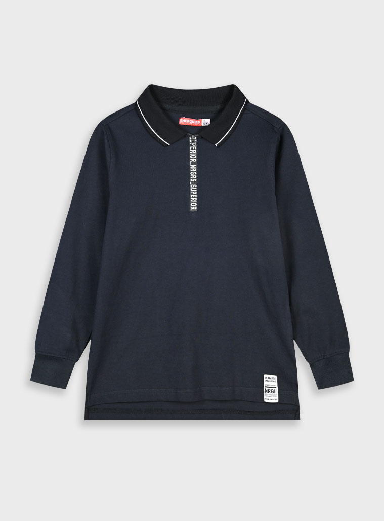 Energiers - ΣΗΜΑΝΤΙΚΟ: Σε περίπτωση διαφοράς τιμής από το κατάστημα ισχύει παντα και μόνο η τιμή του καταστήματος Μακρυμάνικη μπλούζα πόλο | ΙΝΤΙΓΚΟ