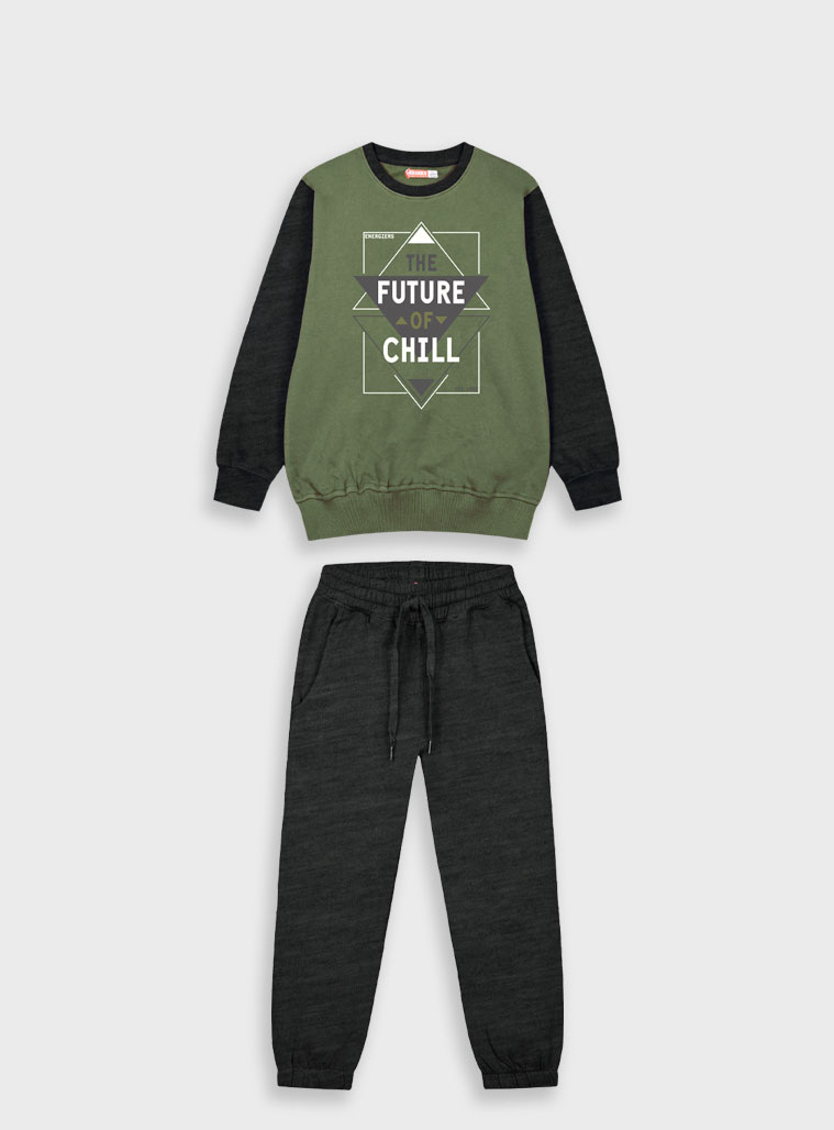 Energiers - ΣΗΜΑΝΤΙΚΟ: Σε περίπτωση διαφοράς τιμής από το κατάστημα ισχύει παντα και μόνο η τιμή του καταστήματος Φούτερ φόρμα με τύπωμα | ΣΚΟΥΡΟ ΜΕΛΑΝΖΕ