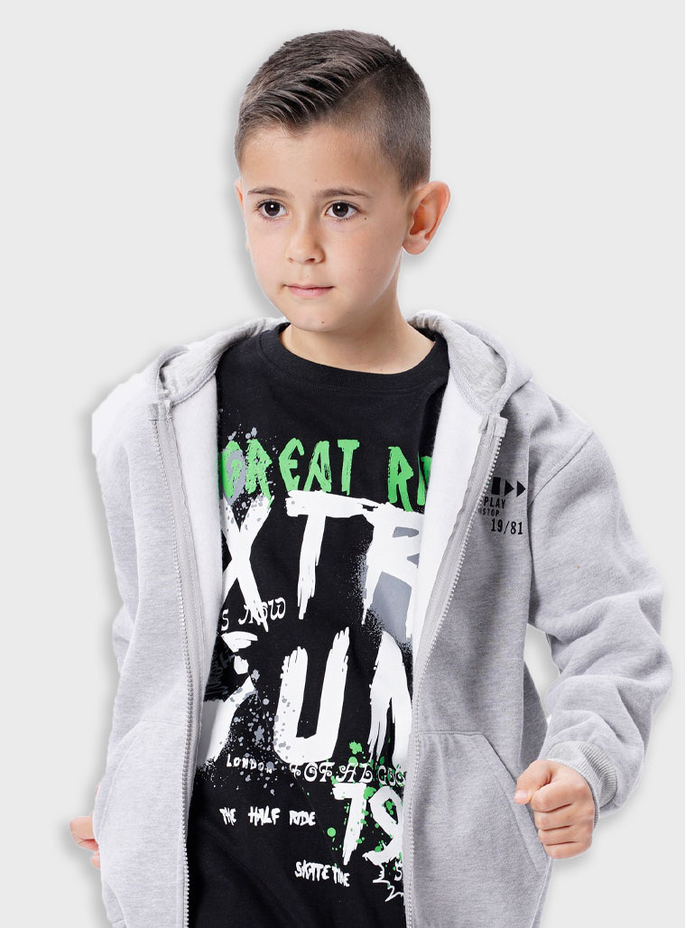 Μακό μακρυμάνικο για αγόρι | ΜΑΥΡΟ