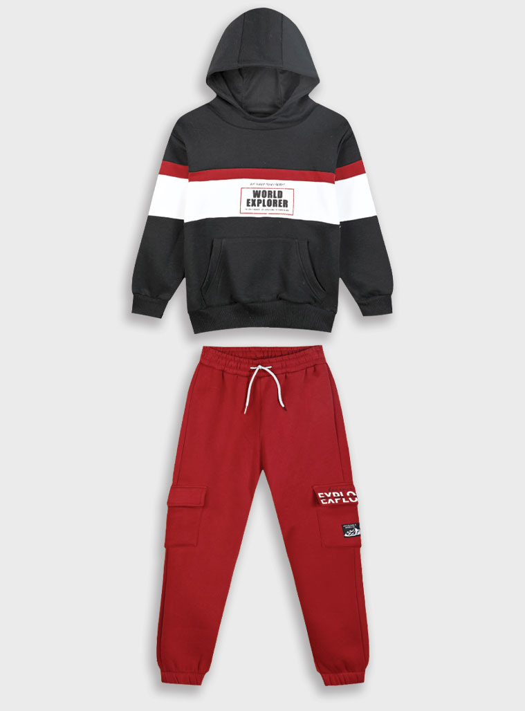 Παιδικά ρούχα Energiers - ΣΗΜΑΝΤΙΚΟ: Σε περίπτωση διαφοράς τιμής από το κατάστημα ισχύει παντα και μόνο η τιμή του καταστήματος Σετ φούτερ φόρμα για αγόρι | ΤΑΜΠΑΣΚΟ