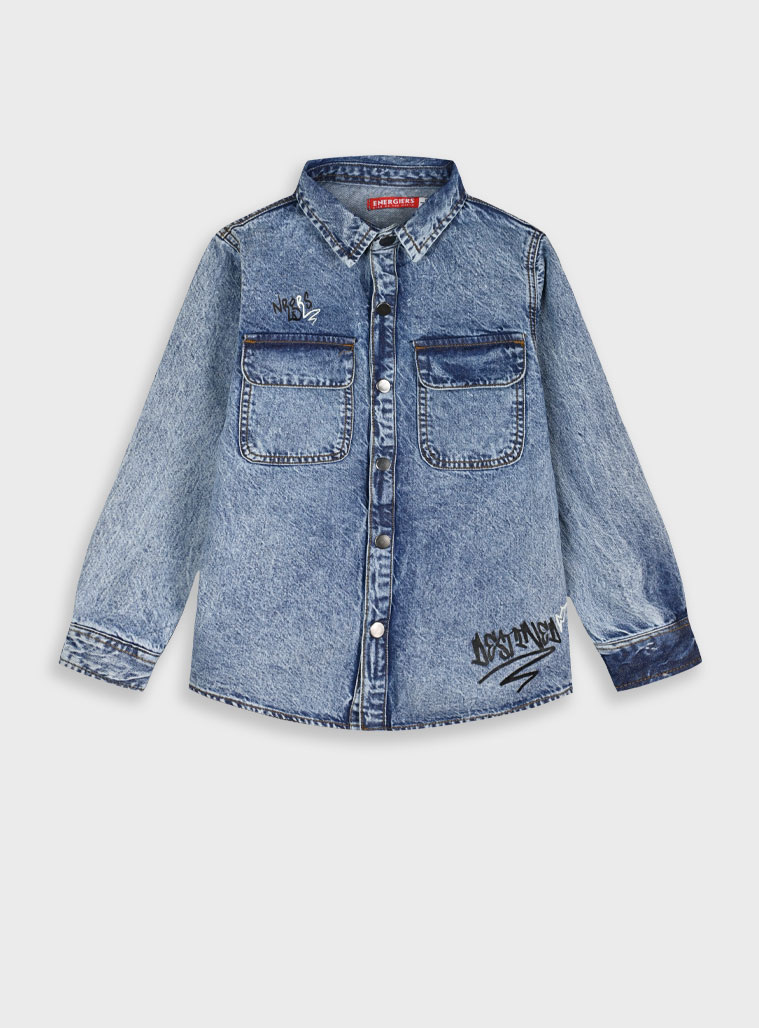 Τζην πουκάμισο | ΜΠΛΕ ΤΖΗΝ φωτογραφία