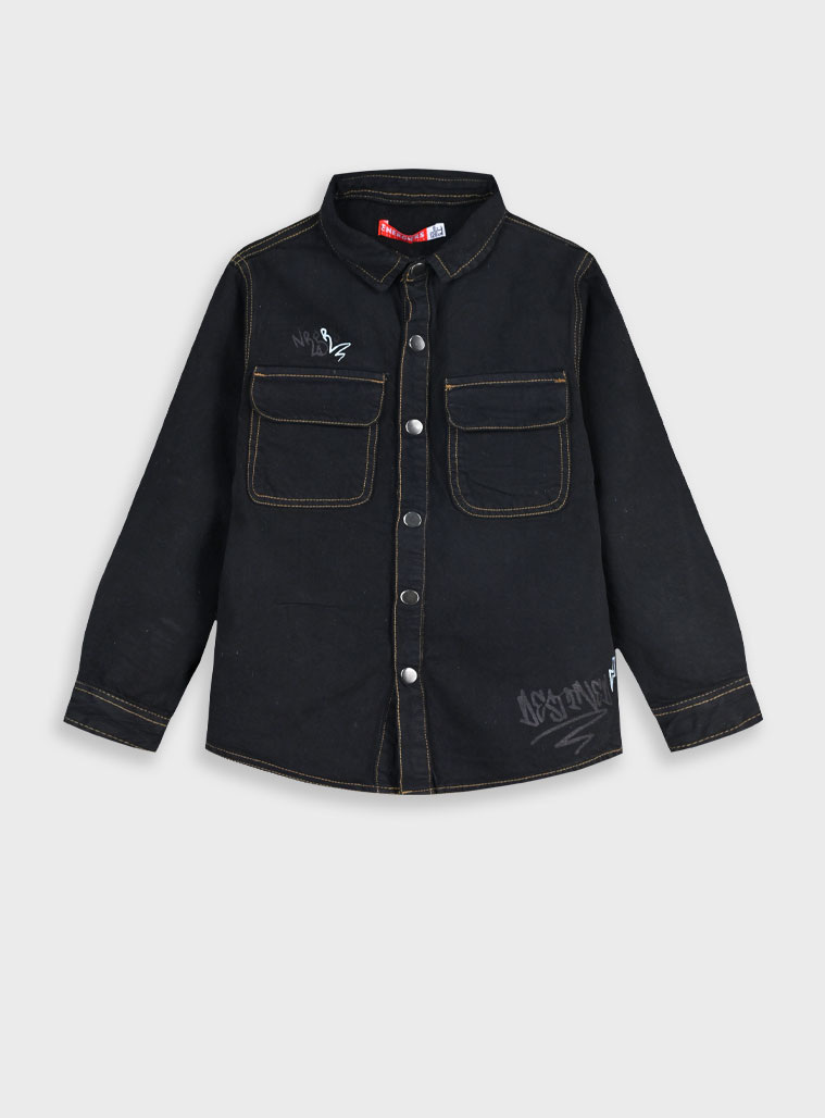 Energiers Τζην πουκάμισο | ΜΑΥΡΟ ΤΖΗΝ