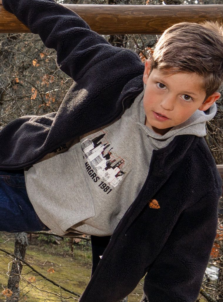 Energiers Μπλούζα με κουκούλα | ΜΕΛΑΝΖΕ