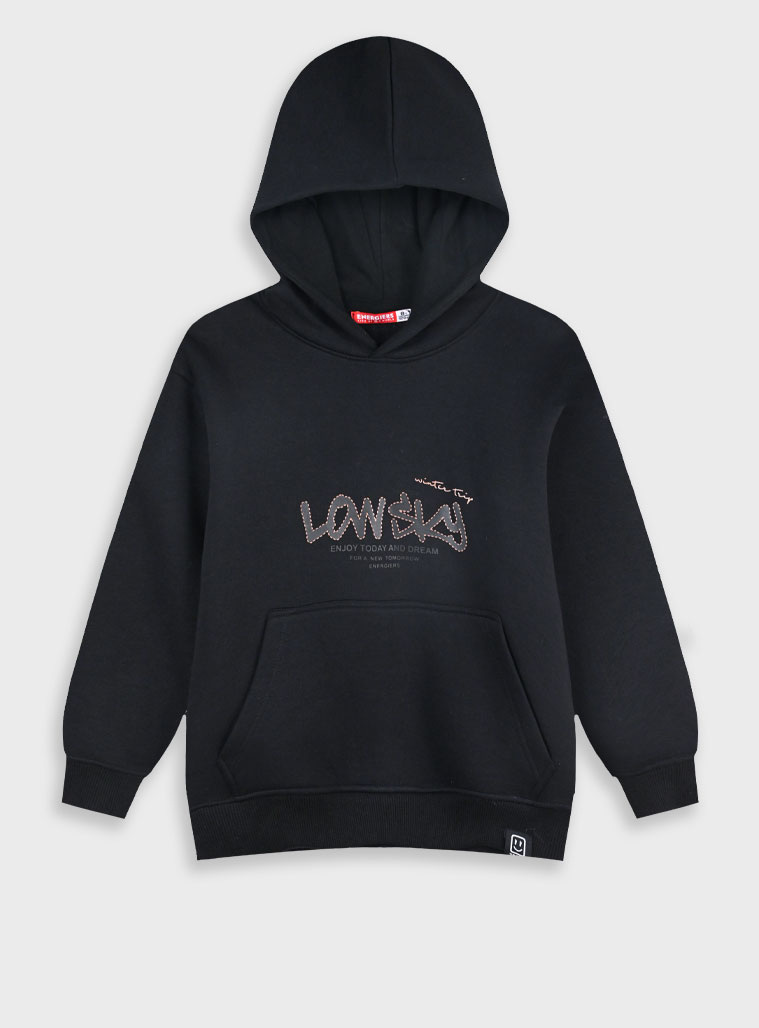 Μπλούζα με κουκούλα | ΜΑΥΡΟ φωτογραφία