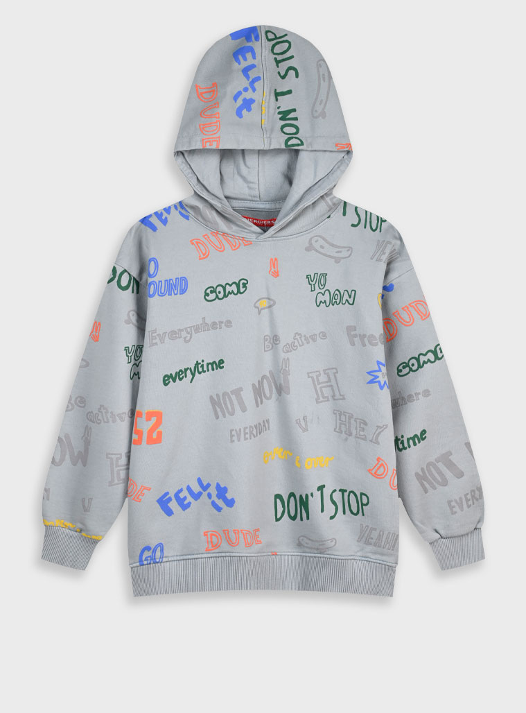 Μπλούζα με κουκούλα | SILVER GREY φωτογραφία