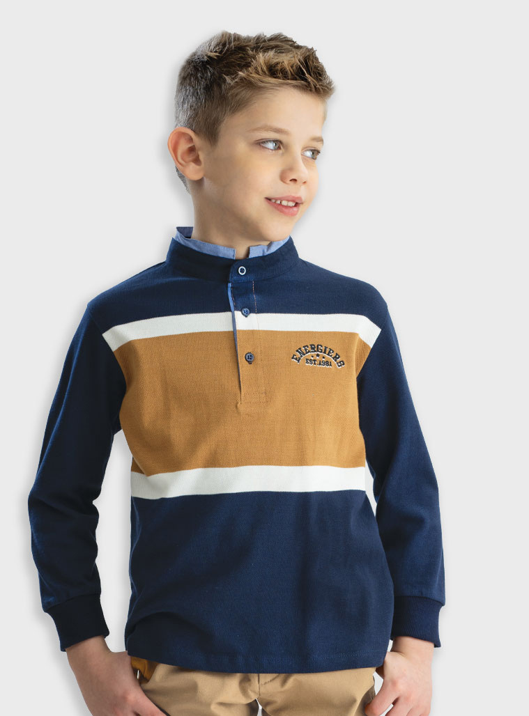 Energiers Πικέ μακρυμάνικη μπλούζα | ΜΑΡΕΝ