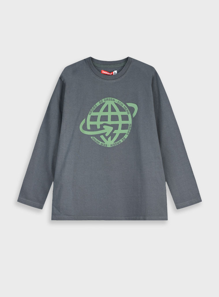 Μακρυμάνικη μπλούζα | ΑΝΘΡΑΚΙ φωτογραφία