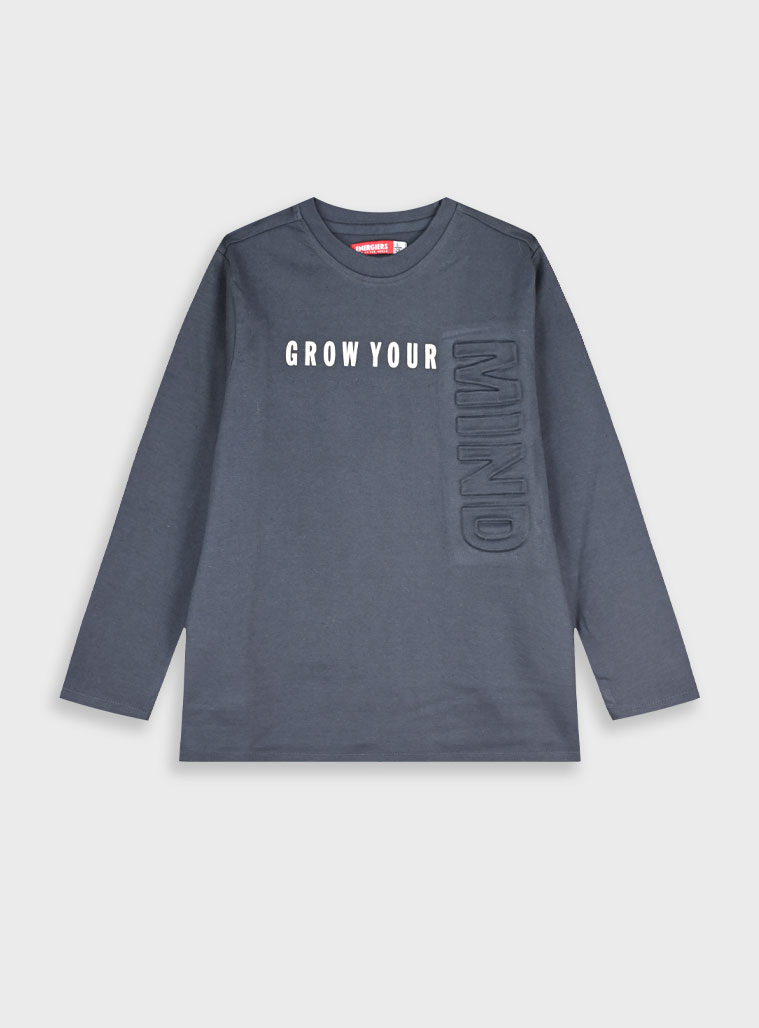 Μακρυμάνικη μπλούζα | ΑΝΘΡΑΚΙ φωτογραφία