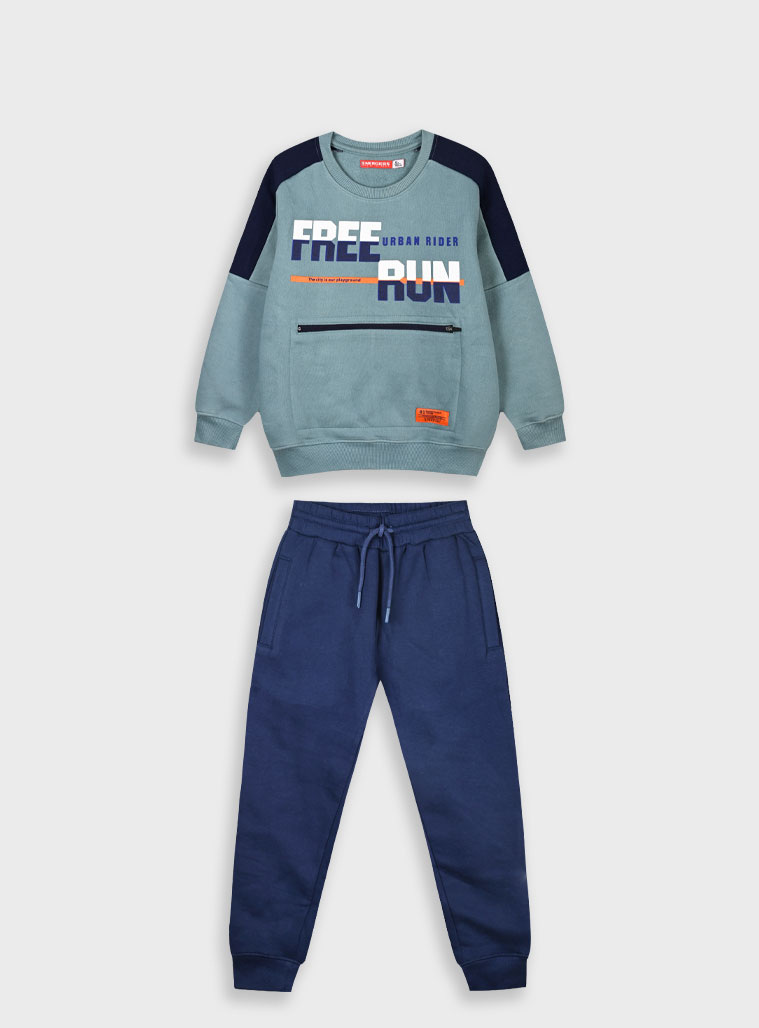 Παιδικά ρούχα Energiers - ΣΗΜΑΝΤΙΚΟ: Σε περίπτωση διαφοράς τιμής από το κατάστημα ισχύει παντα και μόνο η τιμή του καταστήματος Φούτερ φόρμα με τύπωμα | ΜΑΡΕΝ