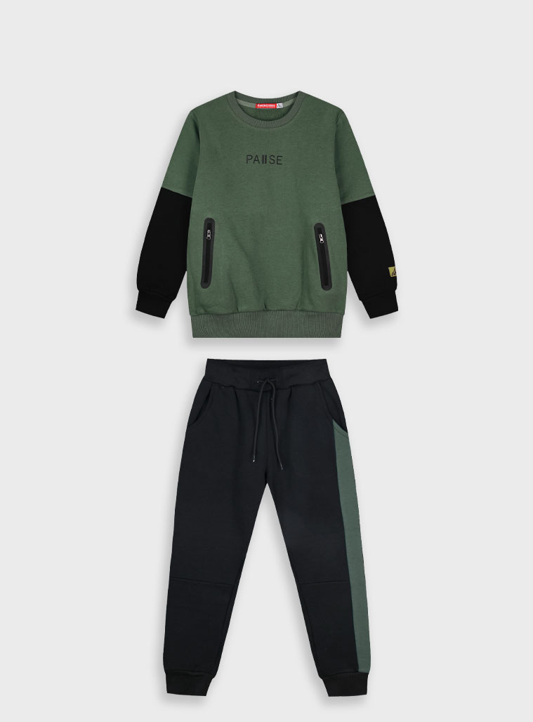 Παιδικά ρούχα Energiers - ΣΗΜΑΝΤΙΚΟ: Σε περίπτωση διαφοράς τιμής από το κατάστημα ισχύει παντα και μόνο η τιμή του καταστήματος Φούτερ φόρμα με τύπωμα | ΜΑΥΡΟ