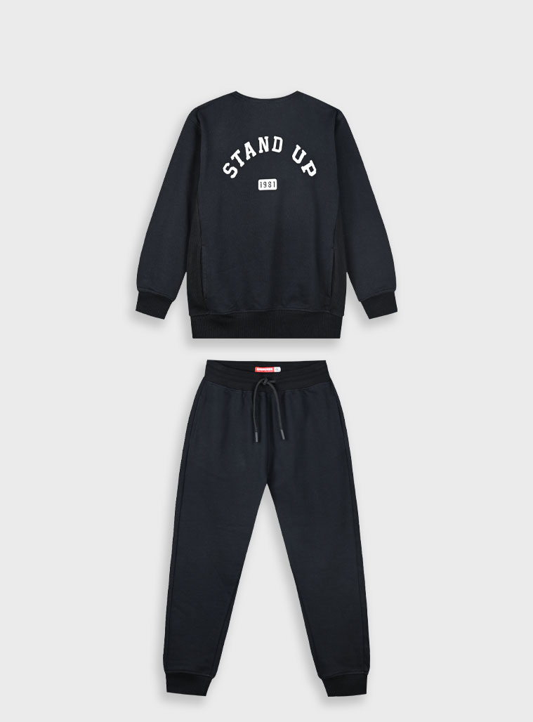 Energiers - ΣΗΜΑΝΤΙΚΟ: Σε περίπτωση διαφοράς τιμής από το κατάστημα ισχύει παντα και μόνο η τιμή του καταστήματος Φούτερ φόρμα με τύπωμα | ΜΑΥΡΟ