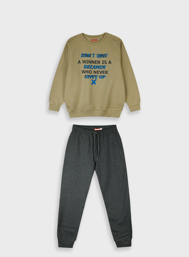 Energiers - ΣΗΜΑΝΤΙΚΟ: Σε περίπτωση διαφοράς τιμής από το κατάστημα ισχύει παντα και μόνο η τιμή του καταστήματος Φούτερ φόρμα με τύπωμα | ΑΝΘΡΑΚΙ