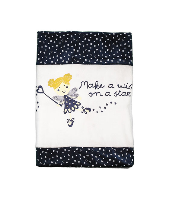 Κουβέρτα βρεφική με τύπωμα νεράιδα | ΤΥΠΟΣ