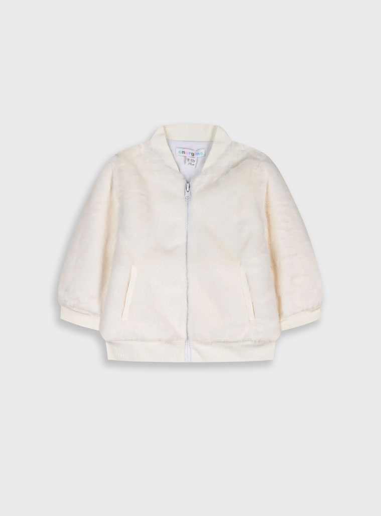 Παιδικά ρούχα - κορίτσι Energiers - ΣΗΜΑΝΤΙΚΟ: Σε περίπτωση διαφοράς τιμής από το κατάστημα ισχύει παντα και μόνο η τιμή του καταστήματος Βρεφιή ζακέτα | ΕΚΡΟΥ