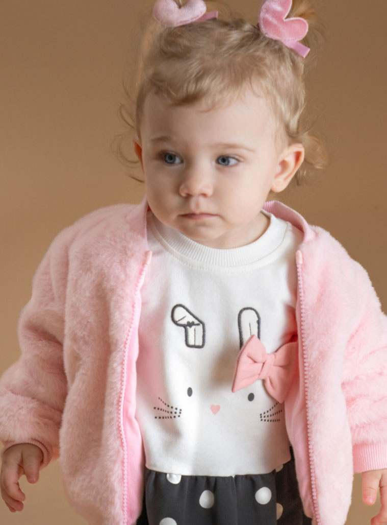 Παιδικά ρούχα - κορίτσι Energiers - ΣΗΜΑΝΤΙΚΟ: Σε περίπτωση διαφοράς τιμής από το κατάστημα ισχύει παντα και μόνο η τιμή του καταστήματος Βρεφιή ζακέτα | ΤΡΙΑΝΤΑΦΥΛΛΙ