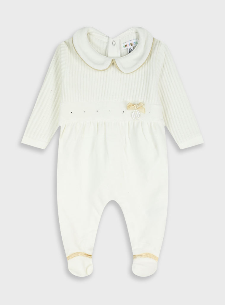 Παιδικά ρούχα - κορίτσι Energiers - ΣΗΜΑΝΤΙΚΟ: Σε περίπτωση διαφοράς τιμής από το κατάστημα ισχύει παντα και μόνο η τιμή του καταστήματος Βρεφικό βελουτέ φορμάκι | ΕΚΡΟΥ