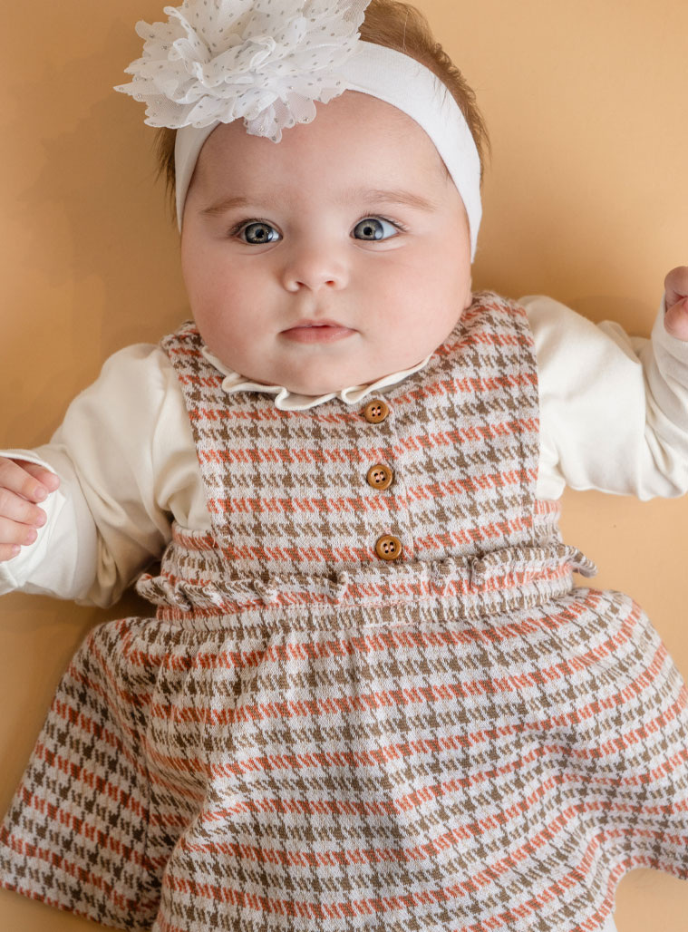 Παιδικά ρούχα - κορίτσι Energiers - ΣΗΜΑΝΤΙΚΟ: Σε περίπτωση διαφοράς τιμής από το κατάστημα ισχύει παντα και μόνο η τιμή του καταστήματος Βρεφικό σετ 2 τεμαχίων μπλούζα με φόρεμα | ΚΑΡΡΩ