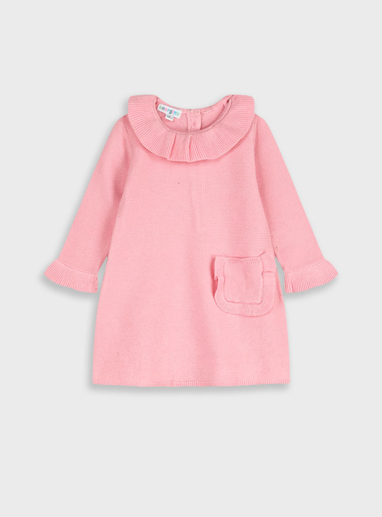 Παιδικά ρούχα - κορίτσι Energiers - ΣΗΜΑΝΤΙΚΟ: Σε περίπτωση διαφοράς τιμής από το κατάστημα ισχύει παντα και μόνο η τιμή του καταστήματος Βρεφικό πλεκτό φόρεμα | ΤΡΙΑΝΤΑΦΥΛΛΙ