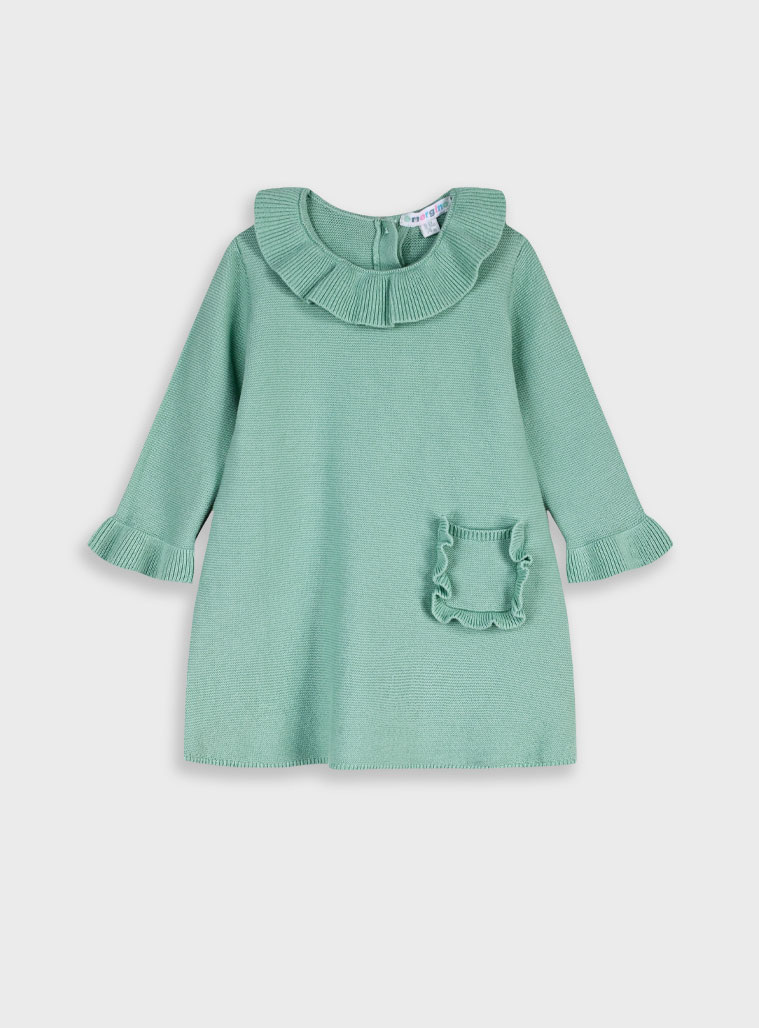 Παιδικά ρούχα - κορίτσι Energiers - ΣΗΜΑΝΤΙΚΟ: Σε περίπτωση διαφοράς τιμής από το κατάστημα ισχύει παντα και μόνο η τιμή του καταστήματος Βρεφικό πλεκτό φόρεμα | ΜΕΝΤΑ