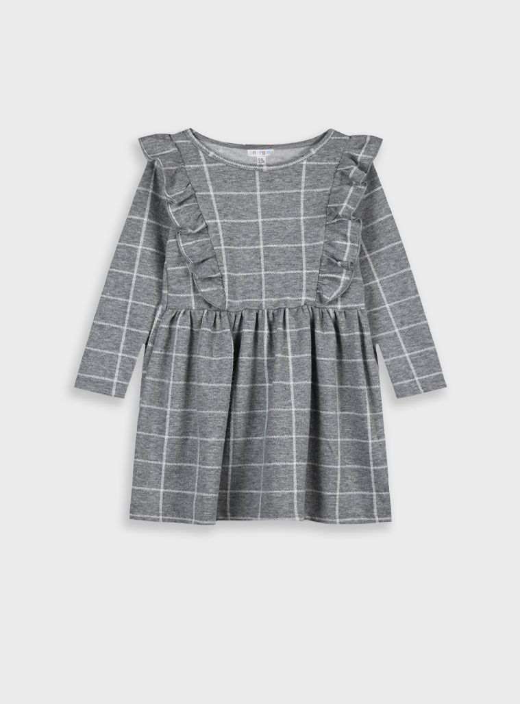 Παιδικά ρούχα - κορίτσι Energiers - ΣΗΜΑΝΤΙΚΟ: Σε περίπτωση διαφοράς τιμής από το κατάστημα ισχύει παντα και μόνο η τιμή του καταστήματος Βρεφικό καρρώ φόρεμα | ΜΕΛΑΝΖΕ