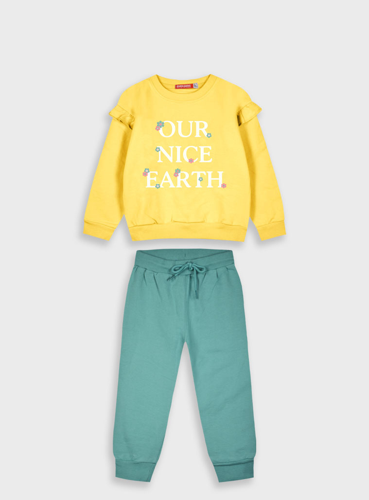 Παιδικά ρούχα - κορίτσι Energiers - ΣΗΜΑΝΤΙΚΟ: Σε περίπτωση διαφοράς τιμής από το κατάστημα ισχύει παντα και μόνο η τιμή του καταστήματος Φούτερ φόρμα με τύπωμα | ΜΕΝΤΑ