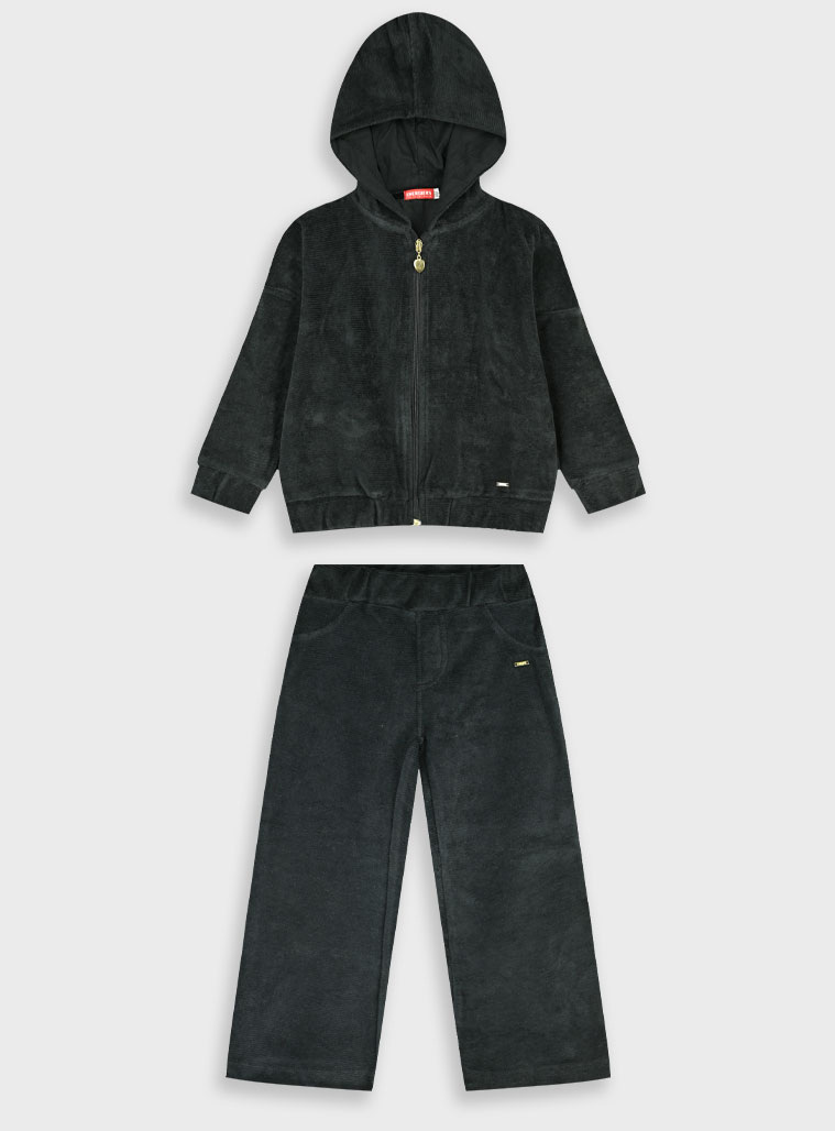 Παιδικά ρούχα - κορίτσι Energiers - ΣΗΜΑΝΤΙΚΟ: Σε περίπτωση διαφοράς τιμής από το κατάστημα ισχύει παντα και μόνο η τιμή του καταστήματος Βελουτέ φόρμα | ΜΑΥΡΟ