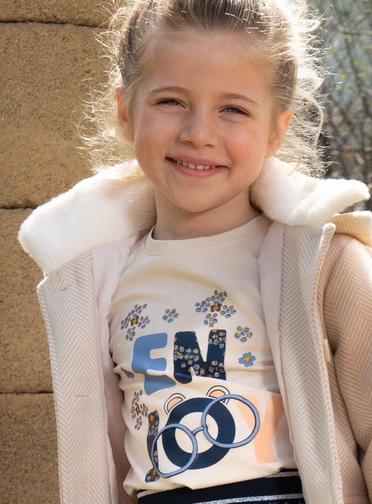 Παιδικά ρούχα - κορίτσι Energiers - ΣΗΜΑΝΤΙΚΟ: Σε περίπτωση διαφοράς τιμής από το κατάστημα ισχύει παντα και μόνο η τιμή του καταστήματος Μακρυμάνικη μπλούζα | ΕΚΡΟΥ