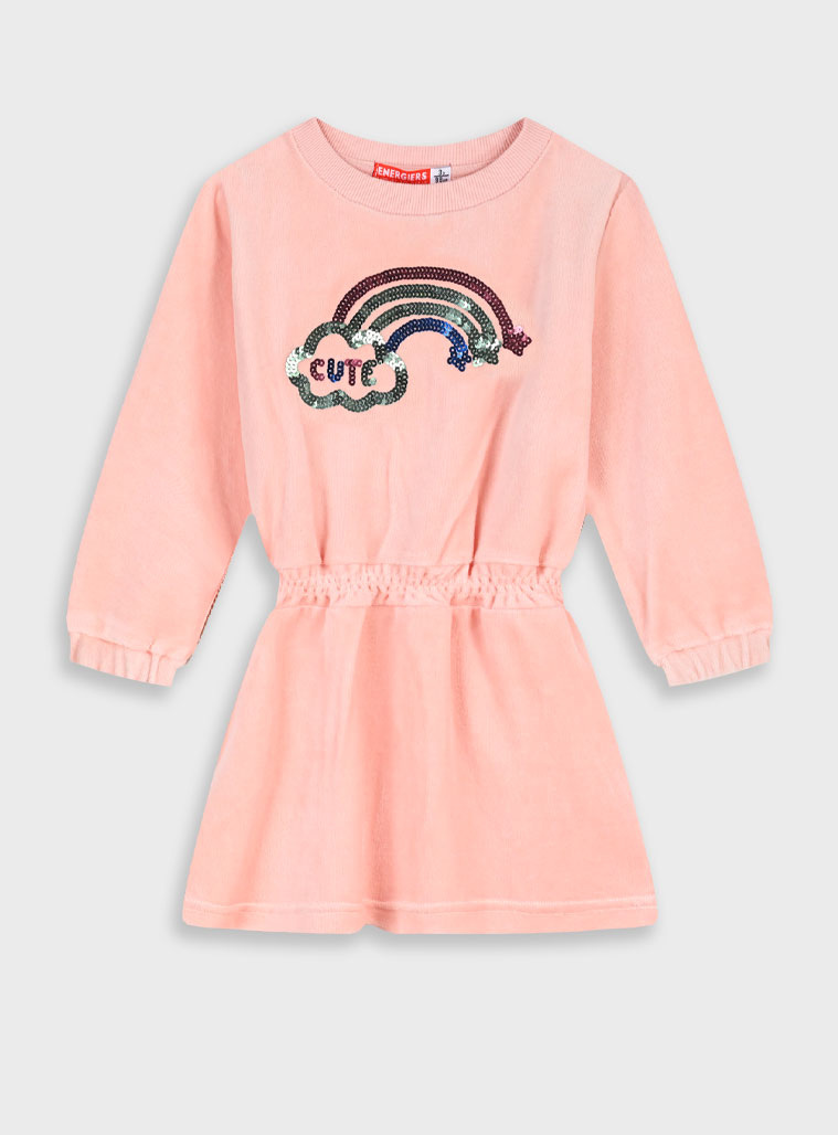 Παιδικά ρούχα - κορίτσι Energiers - ΣΗΜΑΝΤΙΚΟ: Σε περίπτωση διαφοράς τιμής από το κατάστημα ισχύει παντα και μόνο η τιμή του καταστήματος Βελουτέ φόρεμα | ΚΟΥΦΕΤΙ