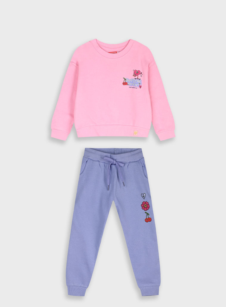 Παιδικά ρούχα - κορίτσι Energiers - ΣΗΜΑΝΤΙΚΟ: Σε περίπτωση διαφοράς τιμής από το κατάστημα ισχύει παντα και μόνο η τιμή του καταστήματος Φούτερ φόρμα με τύπωμα | ΛΕΒΑΝΤΑ