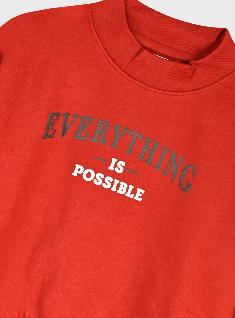 Φούτερ φόρμα με τύπωμα | ΜΠΟΡΝΤΩ φωτογραφία