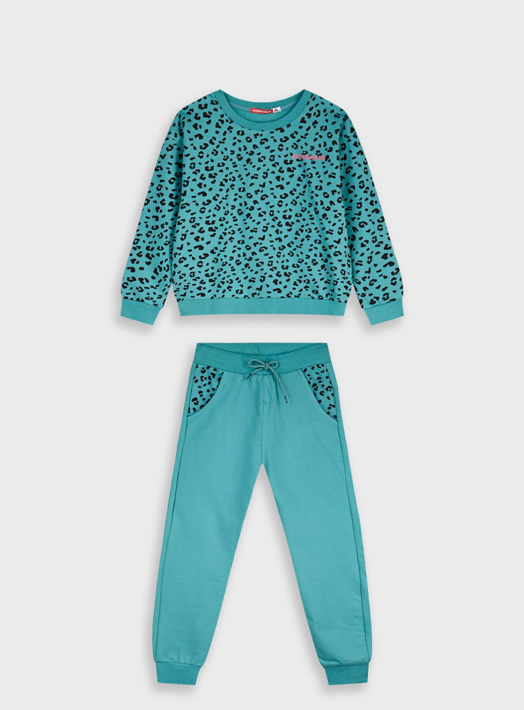 Παιδικά ρούχα - κορίτσι Energiers - ΣΗΜΑΝΤΙΚΟ: Σε περίπτωση διαφοράς τιμής από το κατάστημα ισχύει παντα και μόνο η τιμή του καταστήματος Φούτερ φόρμα με τύπωμα | ΘΑΛΑΣΣΙ