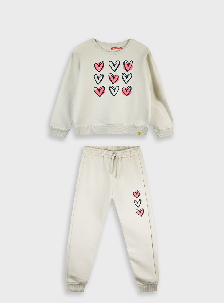 Παιδικά ρούχα - κορίτσι Energiers - ΣΗΜΑΝΤΙΚΟ: Σε περίπτωση διαφοράς τιμής από το κατάστημα ισχύει παντα και μόνο η τιμή του καταστήματος Φούτερ φόρμα με τύπωμα | ΠΑΓΟΣ